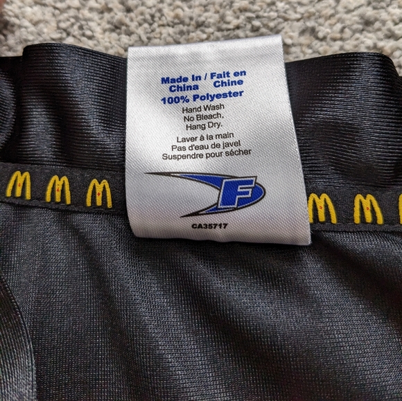 McDONALDS ATOMIC GOLD ICE HOCKEY JERSEY SIZE YOUTH XL RMHC - Picture 5 of 7